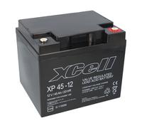 XCell Batterie Plomb XP45-12 12V 45Ah Pb M6 Filetage Interne AGM Batterie Plomb