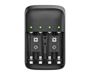 XCell BC-X500 Chargeur de piles rondes NiMH 6LR61 (9 V), LR03 (AAA), LR6 (AA)