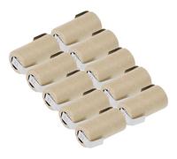 XCell Lot de 10 piles SUB-C 2000 mAh / 1,2 V / NiMH avec cosses à souder en Z - cellule de marque haute performance de qualité industrielle PP