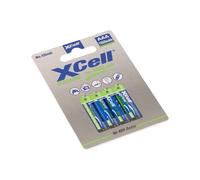 XCell Batteries Ni‑MH micro AAA NH XC 4X1000 1 000 mAh – Jeu de 4