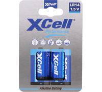 XCell pile Alkaline Baby, C, LR14, emballage écologique, 1.5V, 2 blisters