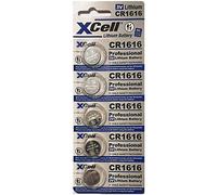 XCell Pile Bouton CR1616 (pour de Nombreux Petits appareils, Longue durée de Vie, Faible Auto-décharge) 148260