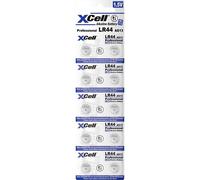 XCell 149309 Lot de 10 Piles Bouton alcalines LR44 pour Jouets/appareils médicaux/calculatrices, etc
