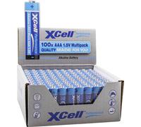 Xcell 146960 Lot de 100 Piles alcalines Micro AAA 1,5 V