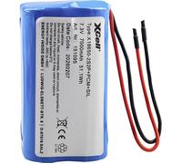 XCell Pile rechargeable spéciale 4x 18650 Li-Ion 7.4 V 7000