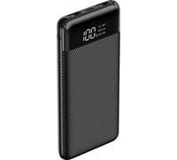 XCell Powerbank (batterie supplémentaire) 10000 mAh LiPo noir affichage du statut