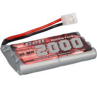 Xcell Rc-Pack 9,6V/2000mAh - L4x2 Cellule Aa Batterie D'Alimentation