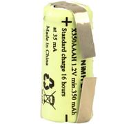 XCell X1/2AAAH-350-LFU Pile rechargeable spéciale 1/2 LR3 (AAA) cosses à souder en U NiMH 1.2 V 350 mAh