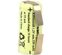 XCell X1/2AAAH-350-LFU Pile rechargeable spéciale 1/2 LR3 (AAA) cosses à souder en U NiMH 1.2 V 350 mAh G