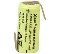 XCell X1/2AAAH-350-LFZ Pile rechargeable spéciale 1/2 LR3 (AAA) cosses à souder en Z NiMH 1.2 V 350 mAh G