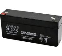 XCell XP 3.2 - 6 XCEXP3.26 Batterie au plomb 6 V 3.2 Ah plomb (AGM) (l x H x P) 134 x 67 x 35 mm cosses plates 4,8 mm sans entretien