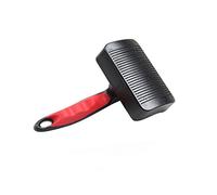 Xcellent Global Brosse pour Chiens et Chats Brosse Lissante Accessoire de Toilettage pour Poils Peigne avec Dents Rétractables Auto-Nettoyantes Convient aux Animaux de Compagnie à Poil Court et Long, Grand PT022L