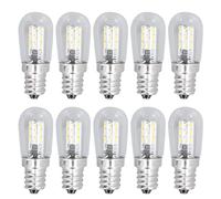 Xcello 10 Pièces LED E12 Ampoule Verre Petite Ampoule De Plafonnier 500LM pour Chambre Bureau 220 V, économie D'énergie