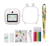 Xcello Mini-imprimante De Poche en Forme De Lapin, avec Double Caméra, pour Enfants, Imprimante Photo Portable HD