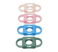 Xcello Poignée De Bouteille, 4 Poignées De Bouteille En Silicone, Prise En Main Facile Pour les Nourrissons, Compatible Avec les Bouteilles De 8 Oz/250 Ml