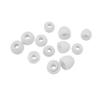 Xcessor Écouteurs de Remplacement en Silicone 6 Paires (Ensemble de 12 Pièces). S/M/L, Blanc