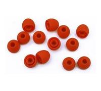 Xcessor Coque en silicone Écouteurs intra-auriculaires 7 Paires (lot de 14 pièces). Compatible avec la plupart des écouteurs en blanc. Rouge , M