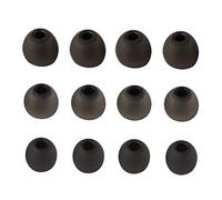 Xcessor Lot de 7 Paires (14 pièces) d'embouts en Silicone pour écouteurs Intra-Auriculaires Populaires (S/M/L, Noir/Noir)