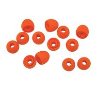 Xcessor Lot de 7 Paires d'embouts de Remplacement pour écouteurs (14 pièces) - en siliconeCompatibilité avec la Plupart des Marques d’écouteurs Intra-Auriculaires - De Petite Taille L Orange