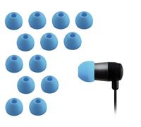 Xcessor Lot de 7 Paires d'embouts de Remplacement pour écouteurs (14 pièces) - en siliconeCompatibilité avec la Plupart des Marques d’écouteurs Intra-Auriculaires - De Petite Taille L Bleu