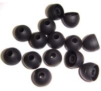Xcessor Lot de 7 Paires d'embouts de Remplacement pour écouteurs (14 pièces) - en siliconeCompatible avec la Plupart des Marques d’écouteurs.-Taille S. Blanc. s Noir
