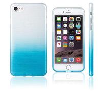 Xcessor Transition Coque Souple en TPU pour Apple iPhone 7/8 Transparent/Bleu Clair