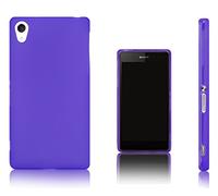 Xcessor Vapour - Étui Coque Housse Flexible en Gel TPU pour Sony Xperia Z2. Pourpre/Transparent