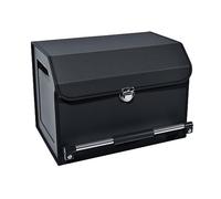 XCF Rangement Coffre de Voiture, organisateur de voiture, Avec Couvercle et Poignée Stable, Applicable à Auto/SUV/Camion, organisateur voiture (42.5 * 29 * 31cm-Noir)