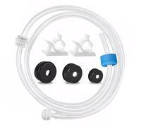 XCHMYi Distributeur de savon sous évier de 99,1 cm avec clapet anti-retour, tube en silicone de qualité alimentaire de qualité supérieure et bouchons universels, convertit le distributeur de comptoir