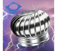 XCHSXYL Capot Rotatif Imney Capot Rotatif Imney Capot de Ventilation de toiture en Acier Inoxydable pour Maisons Usine Ferme Industrie Imney Poêles Conduit