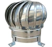 XCHSXYL Capot Rotatif Imney Capot Rotatif Imney Capot de Ventilation de toiture pour Imney/Petite Maison/Grenier/Salle de Bain Conduit en Acier Inoxydable Ventilateur étanche