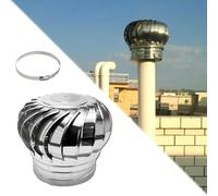 XCHSXYL Capot Rotatif Imney Capot Rotatif Imney Capot de Ventilation de toiture pour Imney/Petite Maison/Grenier/Salle de Bain Conduit en Acier Inoxydable Ventilateur étanche