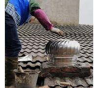 XCHSXYL Capot Rotatif Imney Capot Rotatif Imney Capot extérieur Couvercles de Ventilation de sécheuse pour Maison Turbine à air Ronde Couvercle de Pluie pour Toit Imney/Hangar Ventilateur de toiture