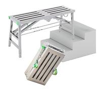 XCHSXYL Échafaudage Pliable Multifonctionnel avec Hauteur réglable et Plateforme de Travail à 5 Vitesses, idéal pour Les travaux de Bricolage et d'entretien de la Maison, 180 × 4