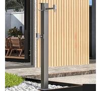 XCHSXYL Frost Resistant Vertical Garden Hose Faucet - 80 cm Outdoor Hose Stand with Protection Side Water Inlet for All Weather Conditions Durable Water Post for Gardens