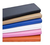 XCHSXYL Housse de Coussin d'extérieur imperméable en Cuir PU avec Fermeture éclair, Coussin de Remplacement pour mobilier de Patio, Tapis et Oreiller de Chaise de Jardin 2 ou 3 p