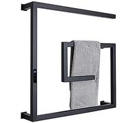 XCHSXYL Porte-Serviettes Chauffant électrique Intelligent, Chauffe-Serviettes en Acier Inoxydable 304, Porte-Serviettes Chauffant Mural pour Salle de Bain, avec Fonction de minut