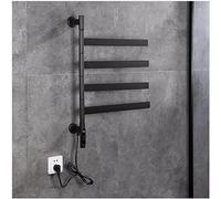 XCHSXYL Sèche-Serviettes électrique Intelligent, Support pivotant Mural Rotatif en Acier Inoxydable, Chauffe-Serviettes à température constante pour Salle de Bain/Toilettes/hôte