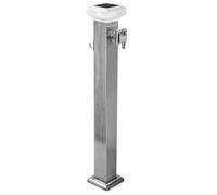 XCHSXYL Stainless Steel Solar Water Column for Garden - 60cm Freeze-Proof Outdoor Watering Post with Antifreeze Design - Vertical Hydrant for Landscaping and Garden Dec