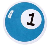 XCHSXYL Tapis de Billard Rond rétro Noir à 8 Boules, antidérapant, en Flanelle Douce, 100 x 100 cm, pour la décoration intérieure et Le Salon. Accessoire élégant pour la Salle de