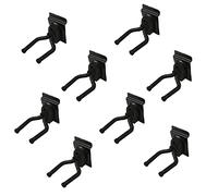 XCHTX Lot de 8 crochets muraux réglables pour guitare - Accessoires de basse - Affichage parfait des instruments de musique pour magasin de musique, chambre, salle de jeux, bar, espace de répétition