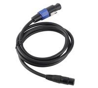 XCHYEAM Câble de haut-parleur femelle vers XLR 3 broches mâle, câble d’extension professionnel pour haut-parleur, fil de connexion pour haut-parleur haute puissance avec âme en cuivre sans