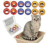 xcivi Lot de 12 patchs pop pour diffuseur apaisant pour chat, soulagement de l'anxiété pour chat, réduction du stress, phéromones apaisantes pour chat, aide à l'anxiété, apaisant amélioré, pour voyage