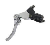 XcJyoPBec Leviers d'embrayage de frein pliant compatibles avec 50cc 70cc 90cc 110cc 125cc 140cc 150cc 160cc pit pro dirt vélo et modèles similaires(Silver clutch lever)