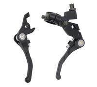 XcJyoPBec Leviers d'embrayage de frein pliant compatibles avec 50cc 70cc 90cc 110cc 125cc 140cc 150cc 160cc pit pro dirt vélo et modèles similaires(Black a set)