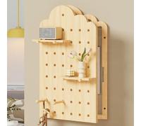 XCLOOZGL Générique Cache Compteur Electrique en Bois Coffret D'Habillage Tableau Électrique Couvercle De Panneau Électrique Décoration Murale Intérieure pour Maison Ou Bureau,Natural b,40x65cm