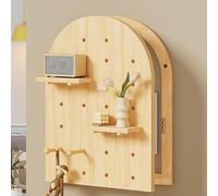 XCLOOZGL Générique Cache Compteur Electrique en Bois Coffret D'Habillage Tableau Électrique Couvercle De Panneau Électrique Décoration Murale Intérieure pour Maison Ou Bureau,Natural a,30x50cm