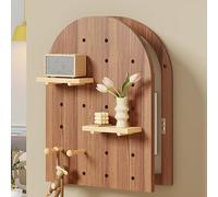 XCLOOZGL Générique Cache Compteur Electrique en Bois Coffret D'Habillage Tableau Électrique Couvercle De Panneau Électrique Décoration Murale Intérieure pour Maison Ou Bureau,Walnut a,50x90cm