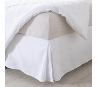 XCLOOZGL Hotel Cache-Sommier sur Mesure en Microfibre avec Longueur De Chute Classique De 35,6 Cm Queen-King Dessus De-Lit Décoration Chambre D'hôtel Très Grand Lit Californien,Blanc,54 * 75+14in