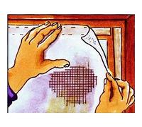 Xclou Moustiquaire de fenêtre 1,3 x 1,5 m sans perçage - Filet anti moustique gris pour fenêtre et vélux - Rideau moustiquaire en polyester avec velcro à coller